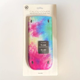 UBRANDS Calcu-Cover Calculator  Case for TI-84 TI-89 Tie Dye Pink Blue Yellow