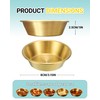 Gold Stainless Steel Dipping Bowls 10 Pack, 3.15 Inch