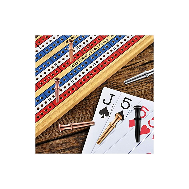 Cribbage Board by Bicycle - Juego de cribbage de madera