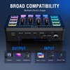 FIFINE Gaming Audio Mixer for Streaming, RGB PC Audio Interface,