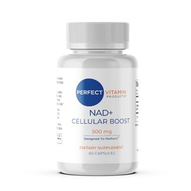NAD+ Cellular Boost - Suplemento NMN de 500 mg para apoyo NAD+, energía celular, claridad cerebral y antienvejecimiento - Soporte de longevidad y recu
