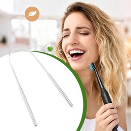 Raspador lingual de acero inoxidable en U para una limpieza profunda y aliento fresco