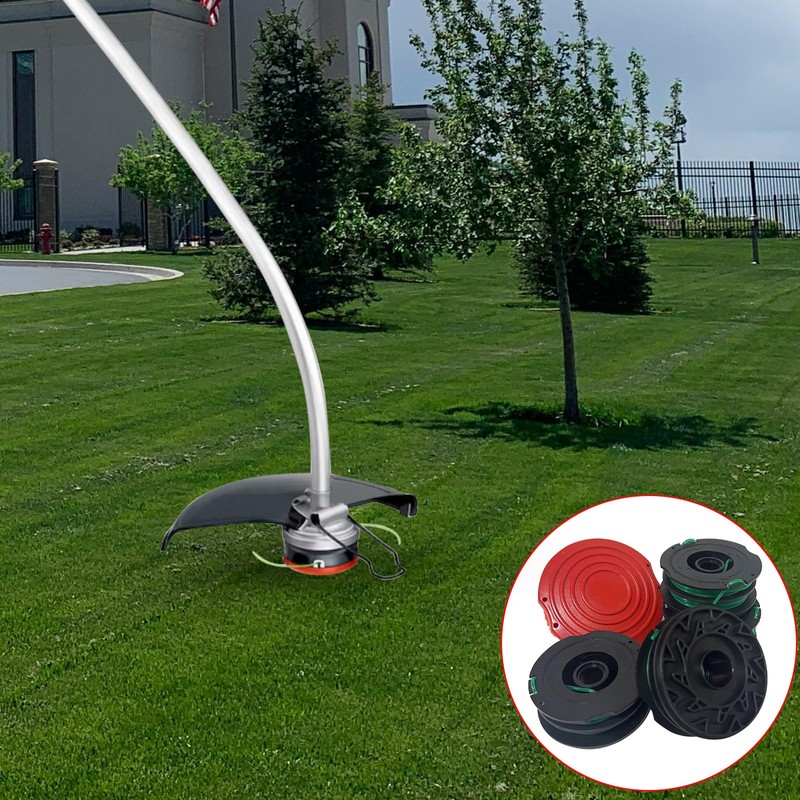 GH1000 Replacement Spool DF-080 String Trimmer Line for Black and