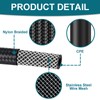 VWTNI 3FT 6AN Fuel Line Kit, 3/8 inch 6AN Fuel