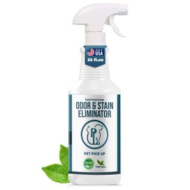 Pet Pick Up - Reliable Odor Stain Eliminator Rapid-Acting Formula Banish Tough Smells and Stains For Home, Office, and Pet Areas - An Organic Solution for Freshness and Cleanliness Everywhere - 32oz