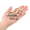 sourcing map U Shape Horseshoe D-Rings Screw Buckle for DIY