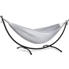 SUNCREAT Stand Alone Hammocks for Outside, 2 Person Self Standing