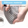 2 Stück Abflusssieb Silikon, Abflusssieb Dusche Haarfänger Badewanne Abflussabdeckung, für