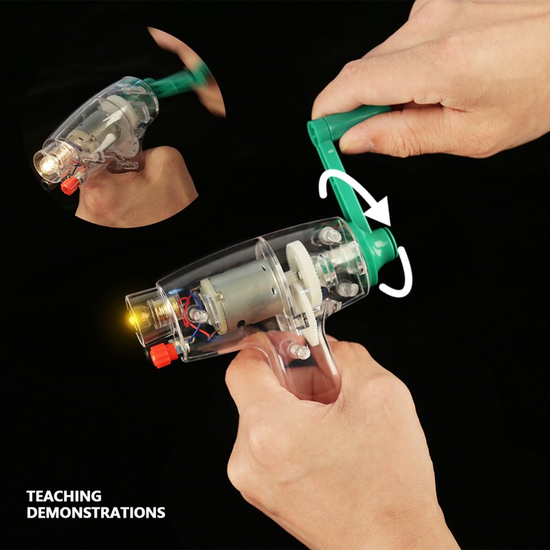 Hand Crank Driven Electricity Generator Mechanical Emergency Power Supply