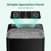Countertop Ice Maker Machine, Basket and Handle, 9 Cubes in