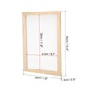 PATIKIL 34 x 25cm A4 Wooden Paper Making Screen Paper