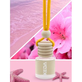 Ikeda Car Scent: Hanging Car Air Freshener | 10ml Round Hanging Car Decoration | With Vent Clip | For Car Home | 1 Piece (10ml Round x 1 Piece, Forget)