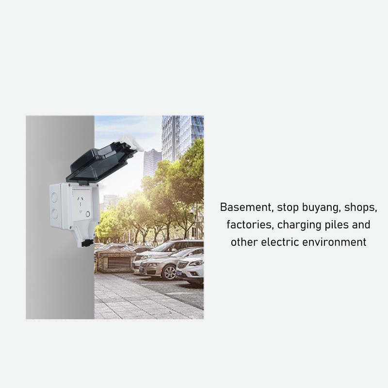 WiFi Intelligent Socket Type 86 IP66 Outdoor Waterproof Wifi Smart