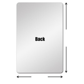 Home Office Decor Sign,Front Porch Decor Signs,Outdoor Door Sign,Back Door Porch Sign "Welcome to Our Porch" 12"X16" Metal Aluminum Sign