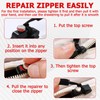 Pack of 18 Zip Zip Repair Kit, Repaired Zip Replacement