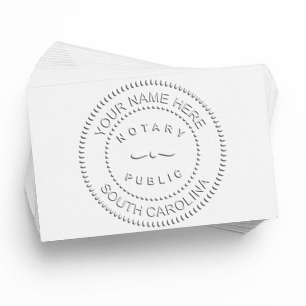 South Carolina Notary Public Seal Embosser - Hybrid Model, 1-5/8