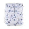 Pocket Nappy - Blue Giraffe