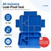 45 oz Leakproof Bento Lunch Box for Adults, Microwave Safe