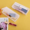 Dimeho 6 Inch Plastic Storage Boxes, 3 Pcs Rectangular Small