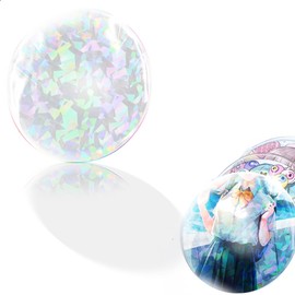 Can Badge Cover, Laser Can Badge Storage, High Transparency, Protective Cover, 2.3 inches (58 mm), Pack of 10, Pain Bags, Goods, Protection, Storage, Compatible with 2.3 inches (58 mm), Round