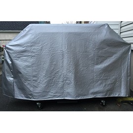 Comp Bind Technology Grill Cover for Char Broil Performance XL 5 Burner Model 463243518 Gas Grill, Outdoor, Waterproof Grey Padded Grill Cover 56.9''W x 24.5''D x 45''H