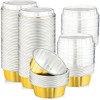 Tessco for you 100 Pcs Disposable Ramekins with Lids 8