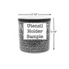 Polish Pottery Utensil Holder - Unikat Signature U3357