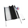 KidKusion Non-Retractable Driveway Safety Net, Black, 18' | Outdoor Barrier;