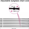 VOOGLASS Glasses Strap(6 PCS) Sports Eyeglass Strap,Adjustab