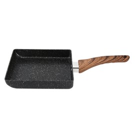 Tamagoyaki Rectangular NonStick Saucepan Black Practical Frying Pan Kitchen Supplies