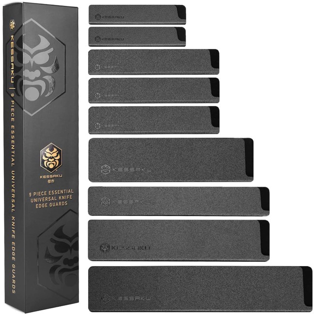 Kessaku Sheath Set - 9 Piece Essential Universal BPA-Free Knife Blade Edge Guards