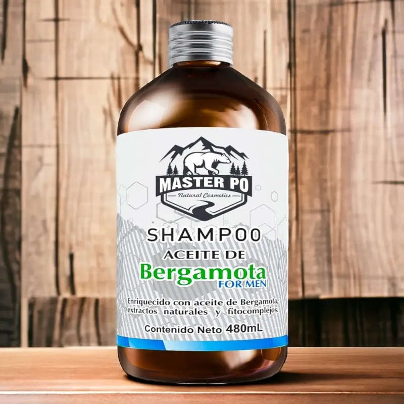 Shampoo Aceite De Bergamota Master Po For Men Fortalece Nutr