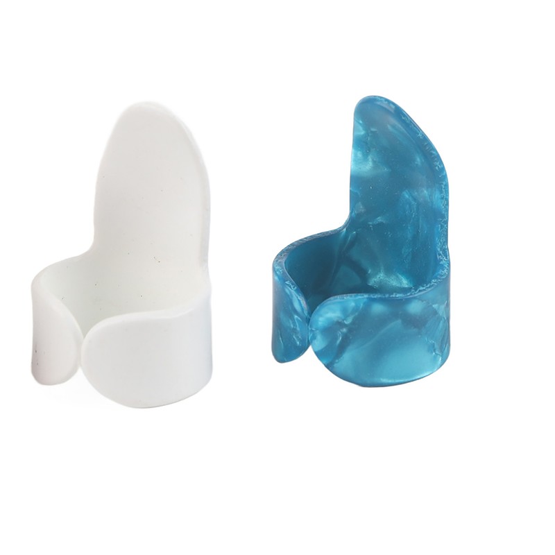 Metal Guitar Slides Bar Glass Slide Cover Thumb Fingers Picks