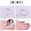 Udewo 13 Pcs Ring Adjuster for Loose Rings, Ring Tightener