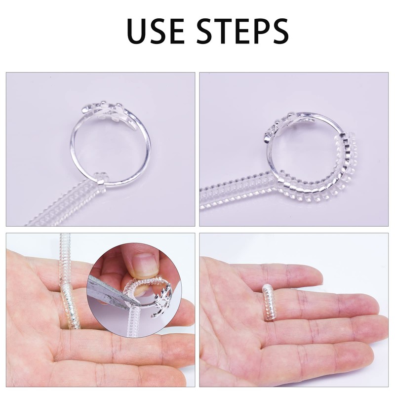 Udewo 13 Pcs Ring Adjuster for Loose Rings, Ring Tightener