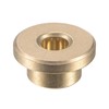 sourcing map Self-lubricating bushing flange sleeve bearings made of sintered