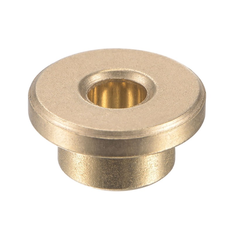 sourcing map Self-lubricating bushing flange sleeve bearings made of sintered
