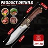 DRAGON RIOT Razor Sharp Chef Knife for Cooking, Hand Forged
