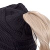 Faera Women's Winter Hat Cable Hole Braid Beanie Hat Knitted