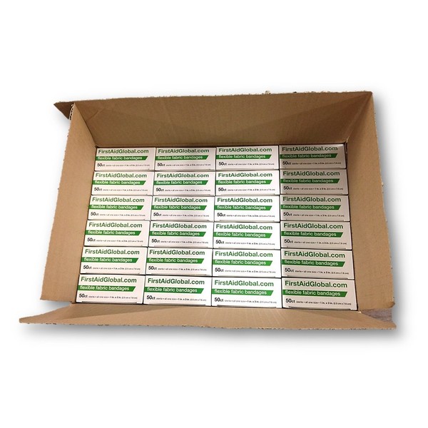 Flexible Fabric Bandages Bulk 24 Boxes/case (Flex Strips 1x3)