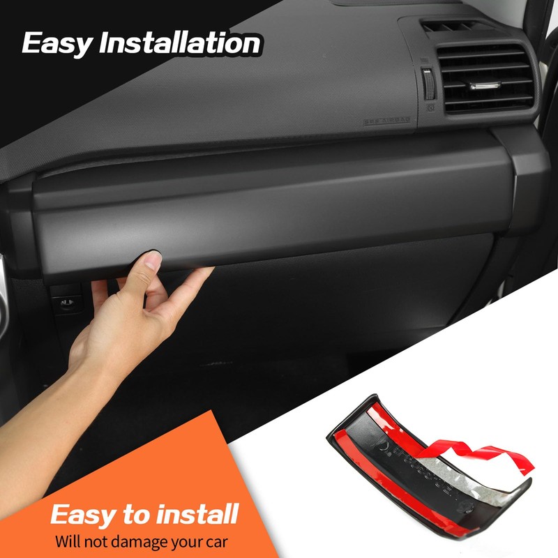JeCar Matte Black Dash Panel Cover Trim Interior Accessories for