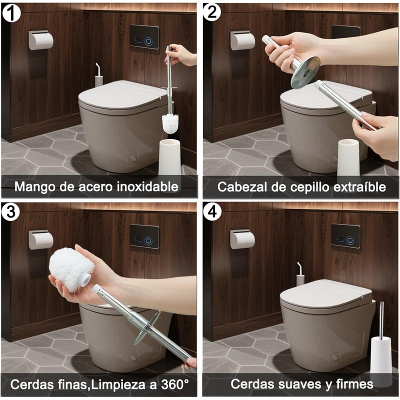 Cepillo de inodoro CHENGBAO 032 – Set de 2 piezas