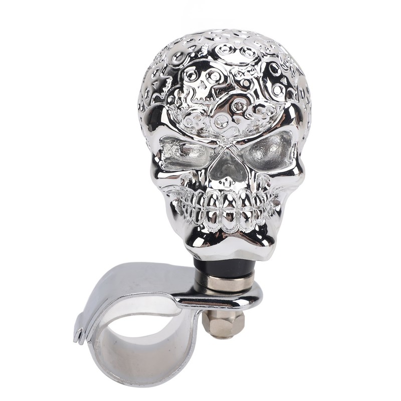 Skull Steering Wheel Turn Knob 3cm Diameter Turn Knob Spinner