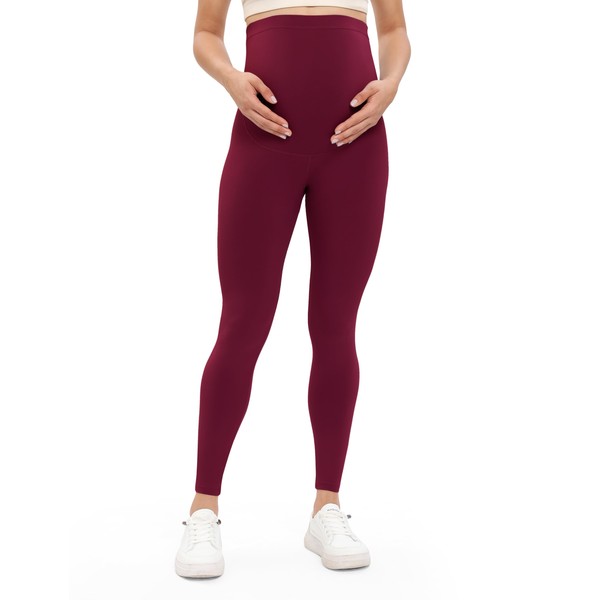 Buttergene Women's Maternity Leggings Over The Belly Maternity Workout Pants