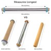 PROKITCHEN Adjustable Rolling Pin Dough Roller with Silicone Baking Pastry