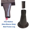 Home's Place 6PCS Reinforced Bed Frame Feet to Replace Wheels.