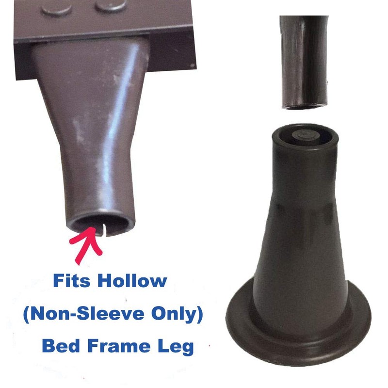 Home's Place 6PCS Reinforced Bed Frame Feet to Replace Wheels.