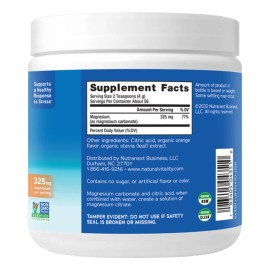 Natural Vitality Calm Magnesio Bebidas Antiestrés 226g Sabor Naranja