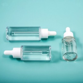 Uniq Bottle Dropper Empty PET Empty Bottle Clear Empty Bottle White Empty Bottle 30ml 50ml Empty Cosmetic Bottle / 유닉바틀 스포이드공병 PET 투명공병 흰색공병 30ml 50ml 화장품공병