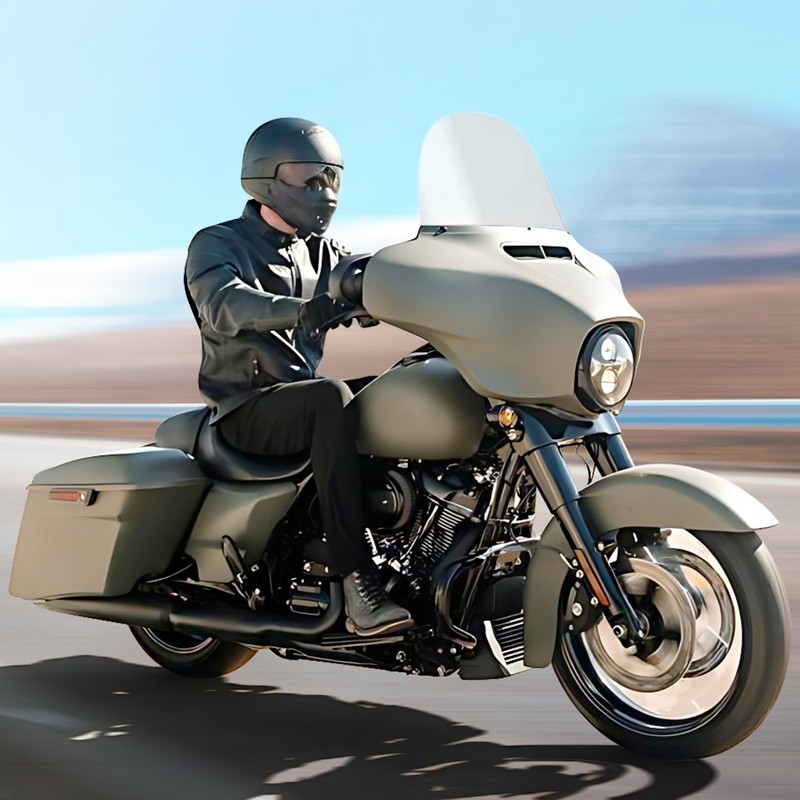 psler 14’’ Motorcycle Windshield Windscreen for Electra Glide Street Glide